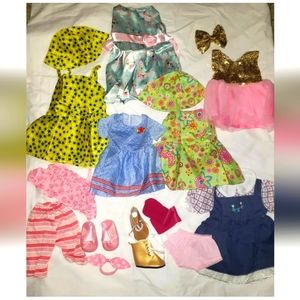 :* new Lot 18" Doll shoes Clothes fits my life as And American Girl Dolls